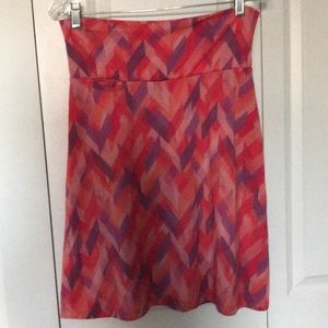 Colorful Summer Weight Merino Wool Skirt.